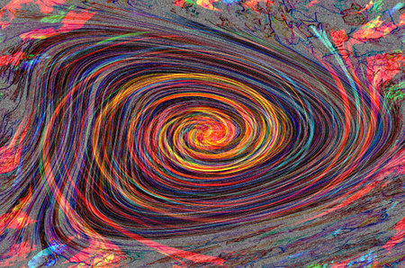 Abstract background. Multicolored palette. Raster fractal graphics.の写真素材