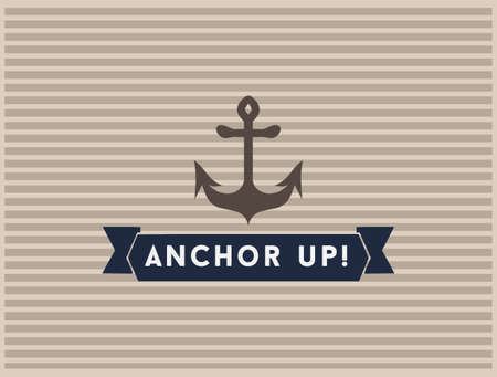 Anchor Up! Posterのイラスト素材