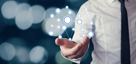 Concept of network.