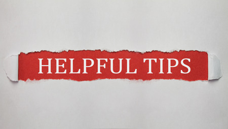 Helpful tipsの写真素材