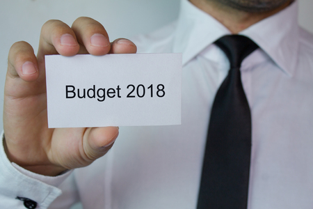Budget for 2018の写真素材