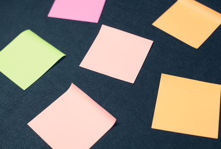 Blank sticky notes