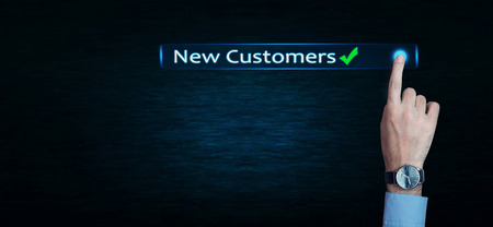 New Customersの写真素材