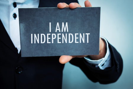 I am Independentの写真素材