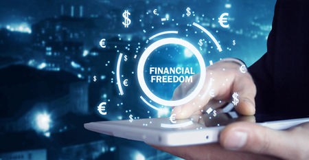 Financial freedomの写真素材