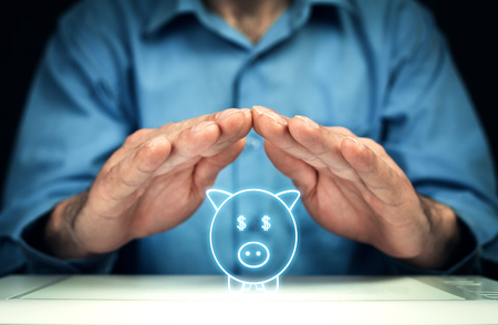 Saving your money.の写真素材