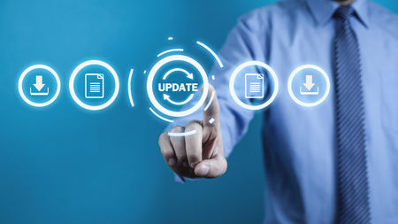 Update Program. Business, Technology, Internet conceptの写真素材