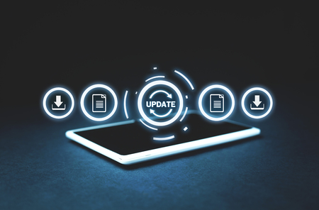 Update Program. Business, Technology, Internet conceptの写真素材