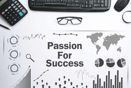 Passion For Success. Business conceptの写真素材