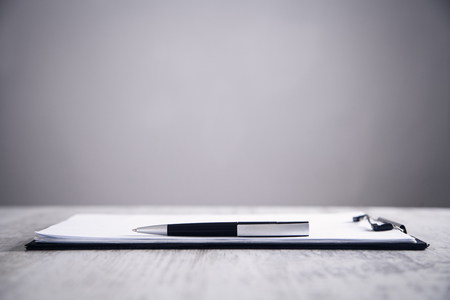 Contract with pen. Business conceptの写真素材