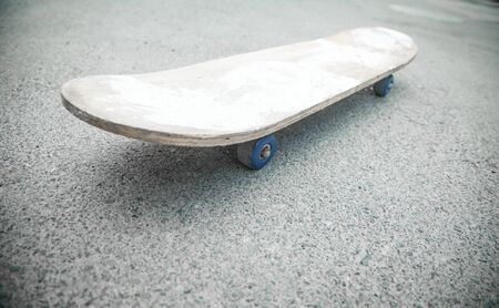 Skateboard on the asphalt. Summerの写真素材