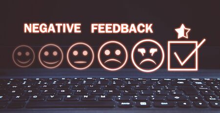 Customer satisfaction. Bad service. Negative feedback