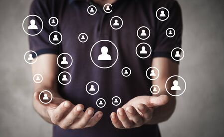 Business connection and social network.
