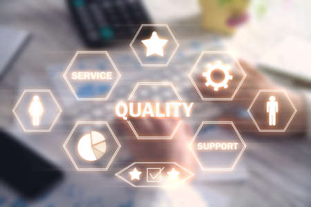 Concept Of Quality. Internet, Technology. Business conceptの写真素材