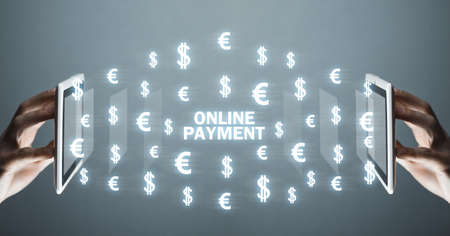 Online payment. Money transaction. Business conceptの写真素材