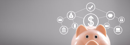 piggy bank. finance. banking. business conceptの写真素材