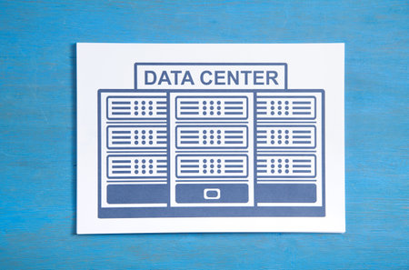 server. data center. technology. Internet