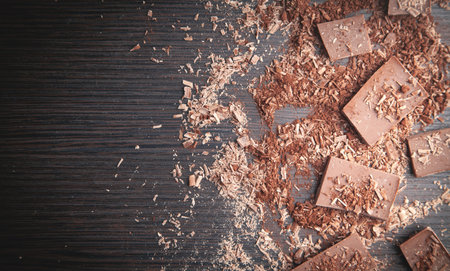 chocolate candies. sweet food. backgroundの写真素材