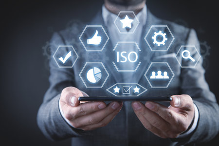 Concept of ISO. quality control. Standardsの写真素材