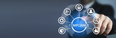 Concept Of Compliance. business conceptの写真素材