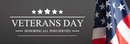 veterans day. Honoring All Who Servedの写真素材