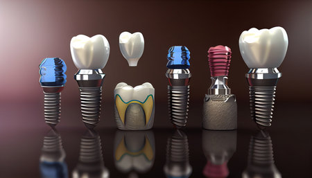 dental implant. dental care. Generative AIの素材