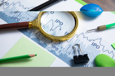 Initial Public Offering. IPO. Financial trade. Investmentの写真素材