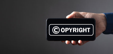 Concept of Copyright. Intellectual propertyの写真素材