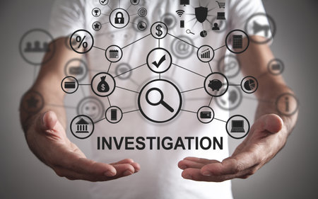 Concept of Investigation. Business. Financeの写真素材