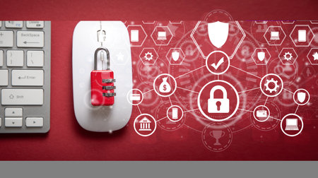 Concept Of Internet Security. Network. Technology. Data securityの写真素材