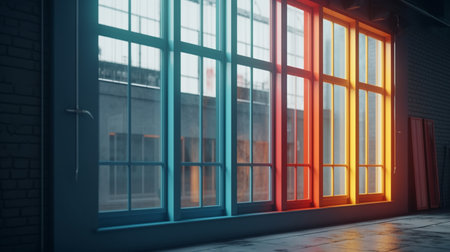 view of window. Generative AIの素材