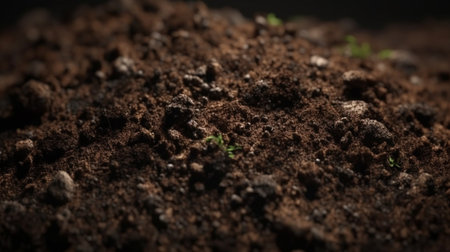 Soil background. Generative AIの素材