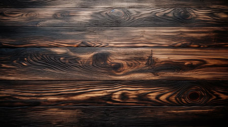 Dark wooden background. Generative AIの素材