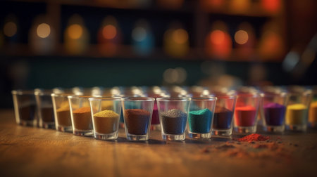 Set of spicy ingredients. Generative AIの素材