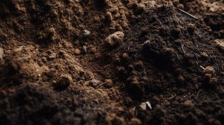 Soil background. Generative AIの素材