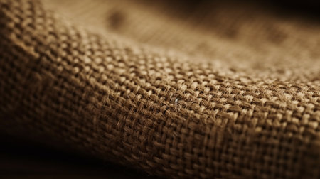 Photo for Hessian sackcloth canvas woven texture pattern background. Generative AI - Royalty Free Image