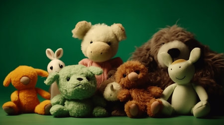 soft toys. Generative AIの素材