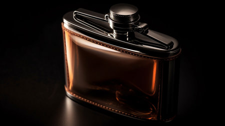 Flask for alcohol. Generative AIの素材