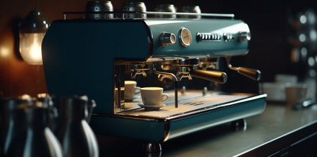 coffee maker machine. Generative AIの素材