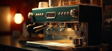 coffee maker machine. Generative AIの素材