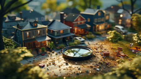 house. real estate. Generative AIの素材