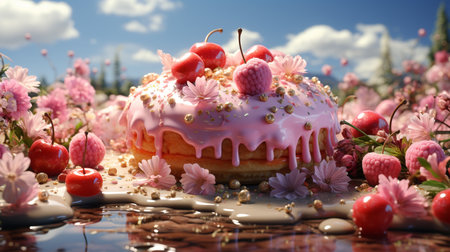 sweet world. Generative AIの素材