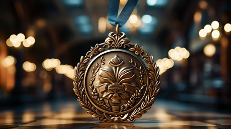 golden medal. Generative AIの素材