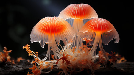 Mushroom. Generative AIの素材