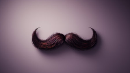 mustache. Generative AIの素材