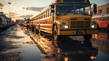School bus.の素材