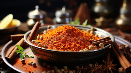 Powder and spices.の素材