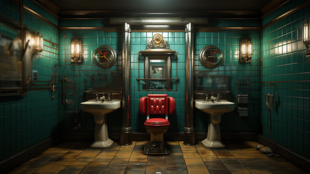 Modern public toilets.の素材