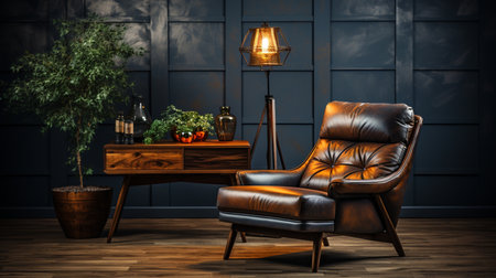 Leather armchair.の素材