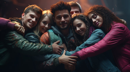 Friends together.の素材